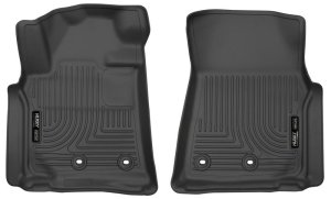Lexus LX570 Floor Liners - Front - Husky Liners - Weatherbeater - Black - `13-`16